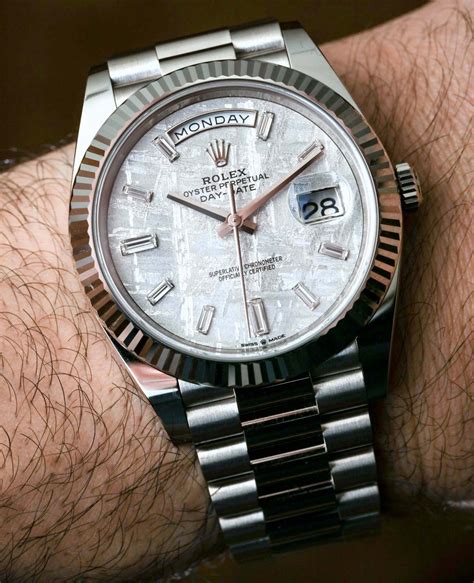 rolex day date presidental white gold price|rolex day date 40 228239.